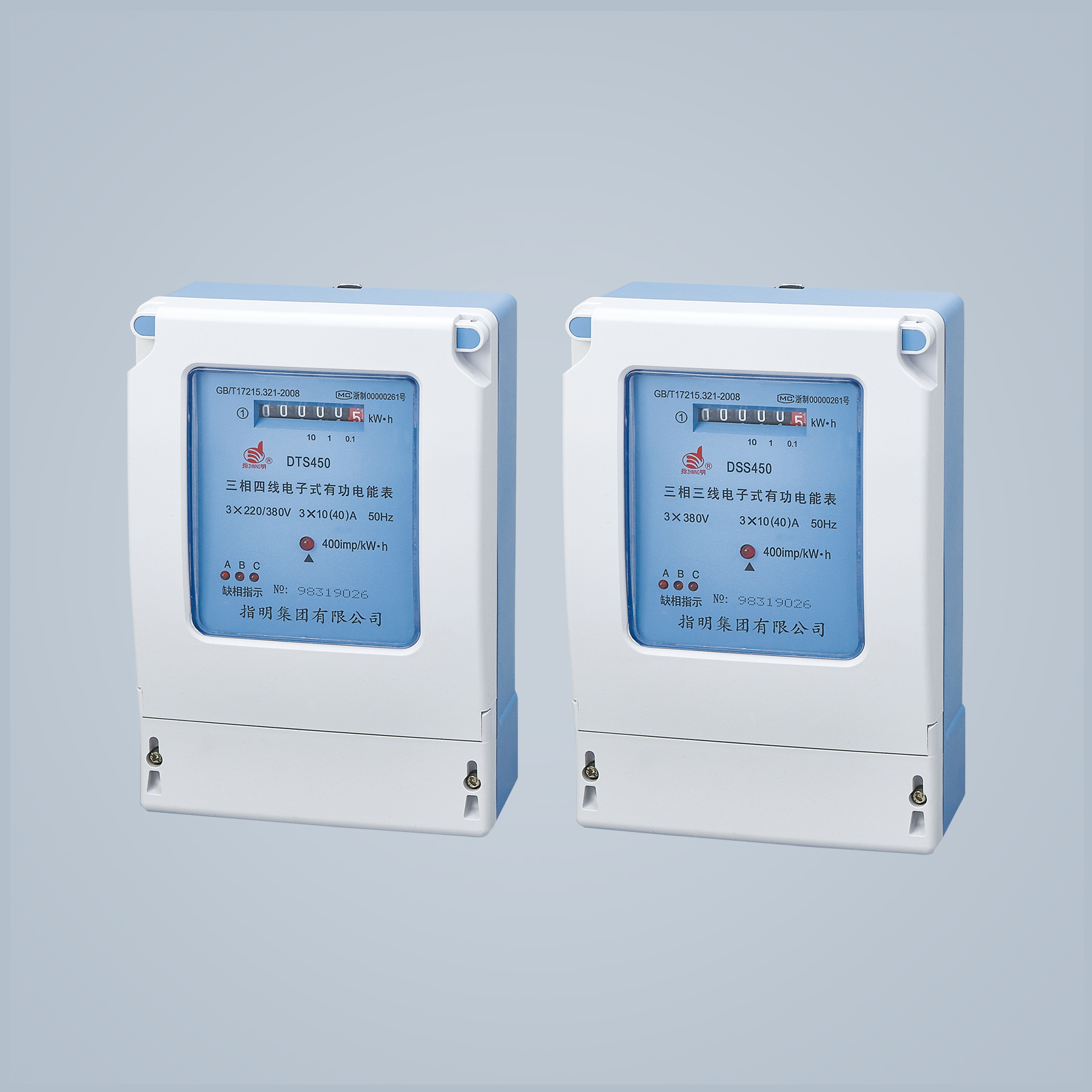 DTS450, DSS450 三相電子式電能表 